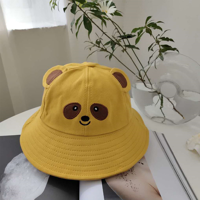 BK00027 Кепка-ведро с короткими полями Cute Little Bear для мамы и ребенка