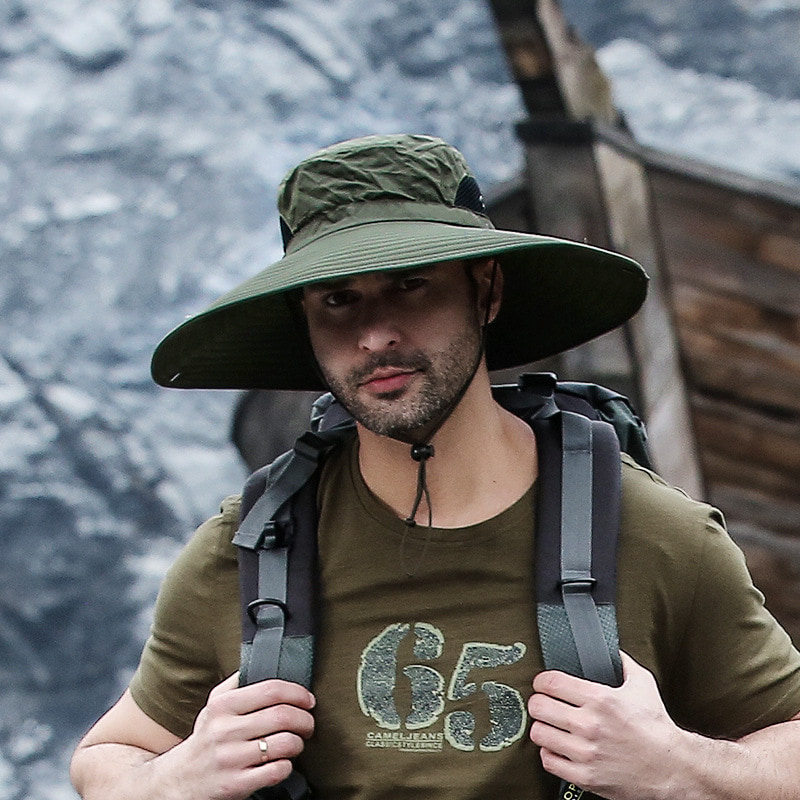 BK00028 Солнцезащитная шляпа с большим карнизом, водонепроницаемая, быстросохнущая панама BK00028 Солнцезащитная шляпа с большим карнизом, водонепроницаемая, быстросохнущая панама