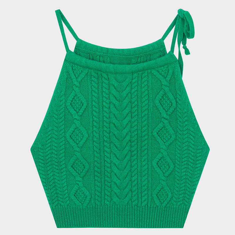 Короткие вязаные подтяжки на бретельках ML2239 Sweet Cool Style