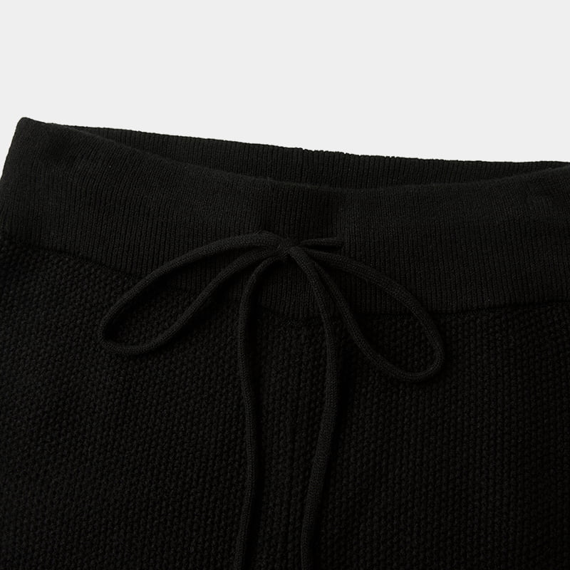 ML2237 Повседневные толстые трикотажные брюки высокой плотности со средней талией ML2237 Повседневные толстые трикотажные брюки высокой плотности со средней талией