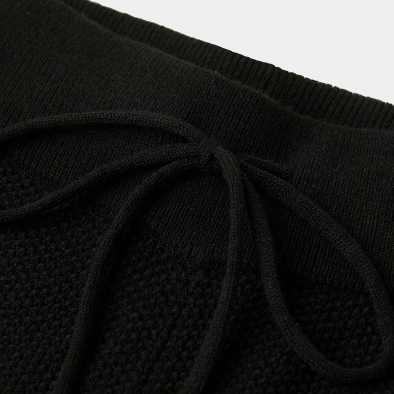 ML2237 Повседневные толстые трикотажные брюки высокой плотности со средней талией ML2237 Повседневные толстые трикотажные брюки высокой плотности со средней талией