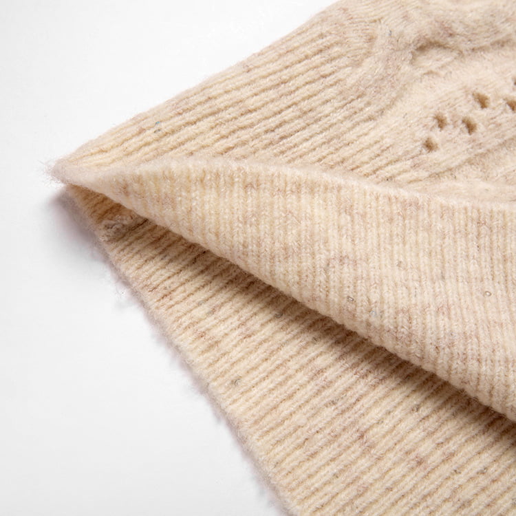 SM-K0012 Весенне-осенний однотонный вязаный джемпер с лацканами-поло и вырезами внизу SM-K0012 Весенне-осенний однотонный вязаный джемпер с лацканами-поло и вырезами внизу