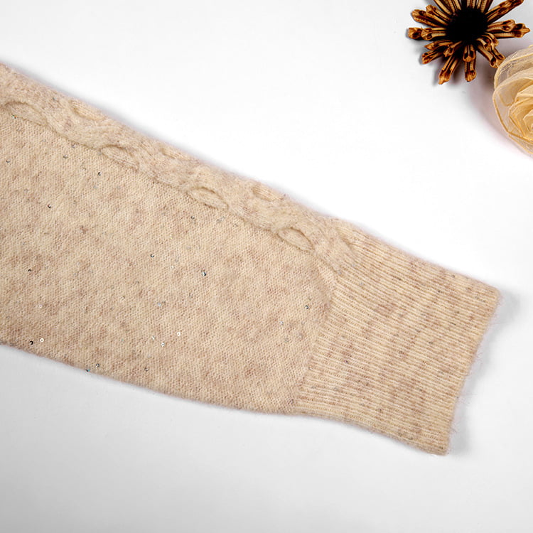 SM-K0012 Весенне-осенний однотонный вязаный джемпер с лацканами-поло и вырезами внизу SM-K0012 Весенне-осенний однотонный вязаный джемпер с лацканами-поло и вырезами внизу