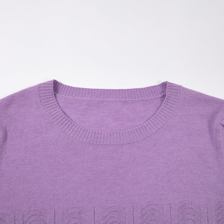 SM-K0039 Весна/Осень, однотонный свободный вязаный джемпер со складками на плечах и длинными рукавами SM-K0039 Весна/Осень, однотонный свободный вязаный джемпер со складками на плечах и длинными рукавами