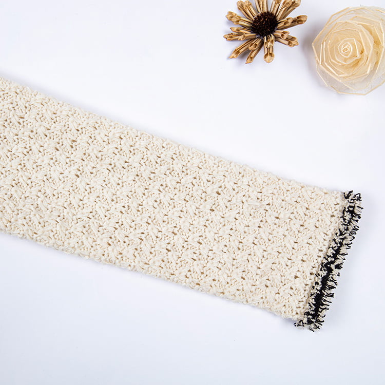 SM-K0049 Вязаный кардиган контрастного цвета с круглым вырезом, небольшим ароматом и бахромой SM-K0049 Вязаный кардиган контрастного цвета с круглым вырезом, небольшим ароматом и бахромой