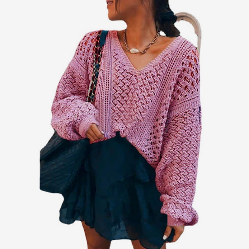 SM-K0082 Однотонный вязаный пуловер с v-образным вырезом, вязаный джемпер SM-K0082 Однотонный вязаный пуловер с v-образным вырезом, вязаный джемпер