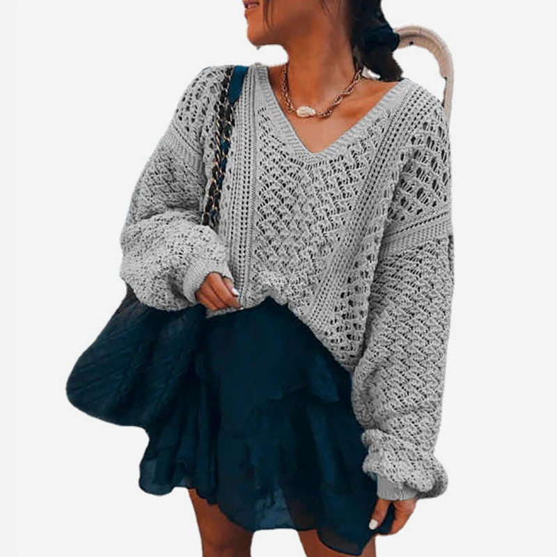 SM-K0082 Однотонный вязаный пуловер с v-образным вырезом, вязаный джемпер SM-K0082 Однотонный вязаный пуловер с v-образным вырезом, вязаный джемпер