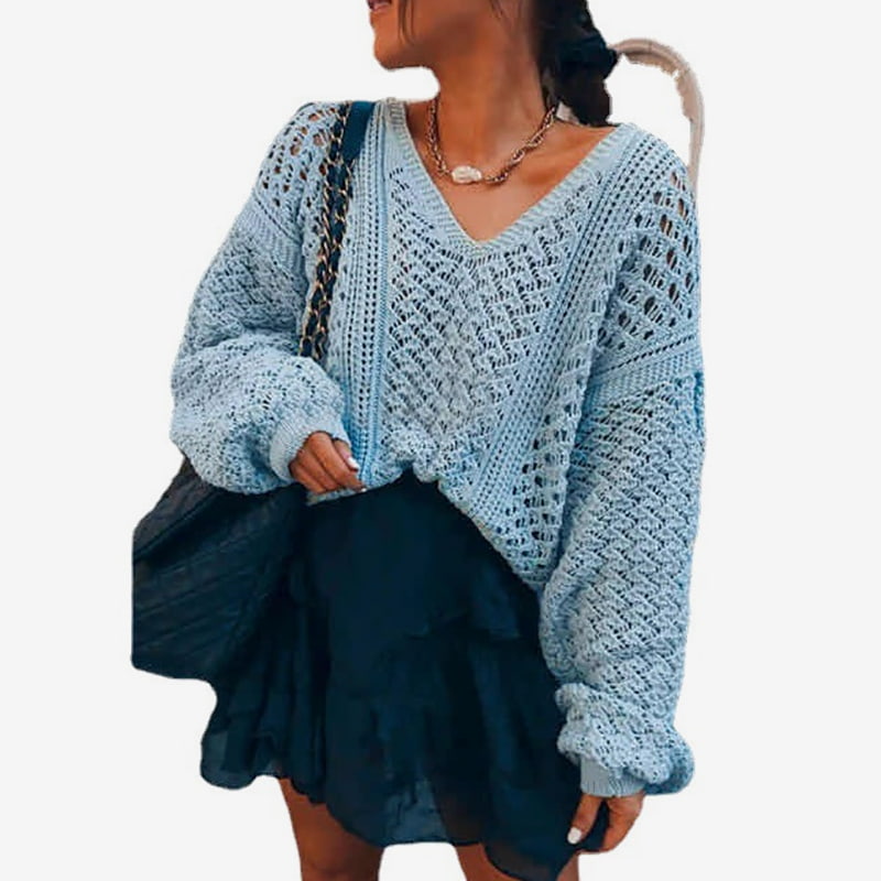 SM-K0082 Однотонный вязаный пуловер с v-образным вырезом, вязаный джемпер SM-K0082 Однотонный вязаный пуловер с v-образным вырезом, вязаный джемпер